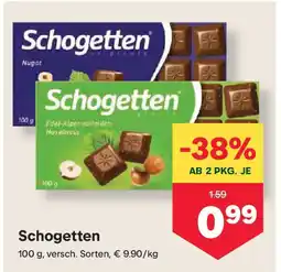 MPreis Schogetten Angebot