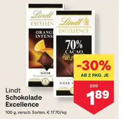 MPreis Schokolade Excellence Angebot