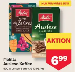 MPreis Melitta Auslese Kaffee Angebot