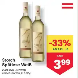 MPreis Spätlese Weiß Angebot