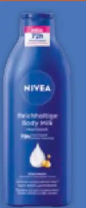 Müller Nivea Body Milk Angebot