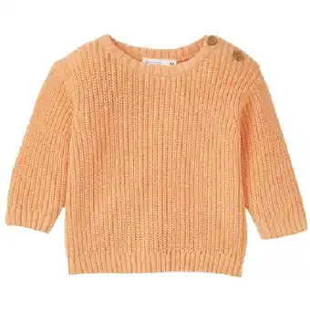 KiK Newborn Strickpullover Ergee, Schulterknöpfe, orange KiK Angebot