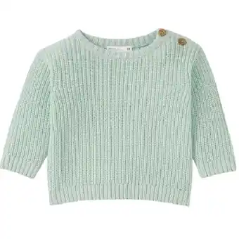 KiK Newborn Strickpullover Ergee, Schulterknöpfe, mintgrün KiK Angebot