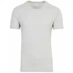 KiK Herren Basic T-Shirt X-Mail, Rundhalsausschnitt grau melange KiK Angebot