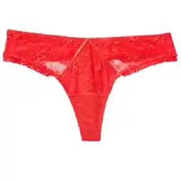 KiK Damen Roter String Janina, aus Spitze, rot KiK Angebot