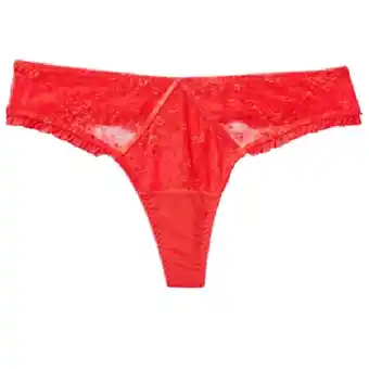 KiK Damen Roter String Janina, aus Spitze, rot KiK Angebot