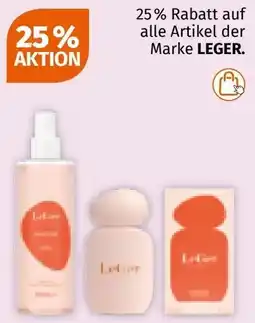 Müller auf alle Artikel der Marke LEGER Angebot