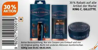 Müller auf alle Artikel der Marke KING C. GILLETTE Angebot