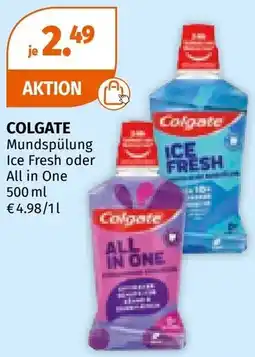 Müller Colgate Mundspülung Ice Fresh oder All in One Angebot