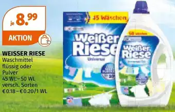 Müller WEISSER RIESE Waschmittel Angebot