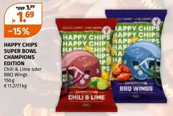 Müller Happy chips super bowl champions edition Angebot