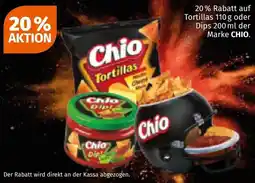 Müller auf Tortillas 110 g oder Dips 200 ml der Marke CHIO Angebot