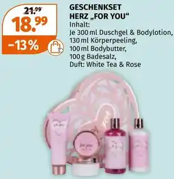 Müller Geschenkset herz,,FOR YOU Angebot