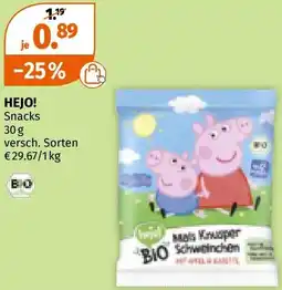 Müller HEJO! Snacks Angebot