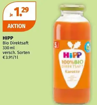 Müller HIPP Bio Direktsaft Angebot