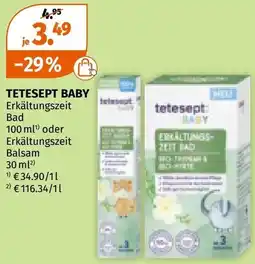 Müller TETESEPT BABY Erkältungszeit Angebot