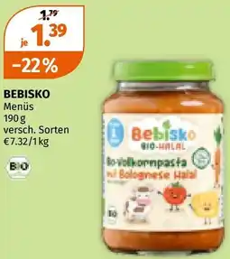 Müller BEBISKO Menüs Angebot