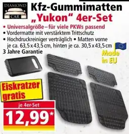 Norma DIAMOND Kfz-Gummimatten ,Yukon Angebot