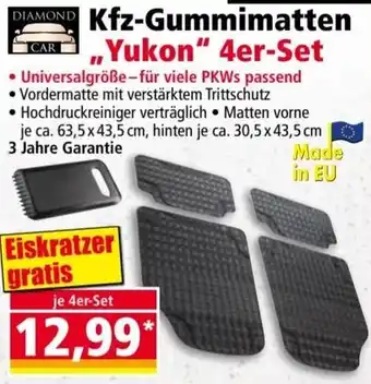 Norma DIAMOND Kfz-Gummimatten ,Yukon Angebot