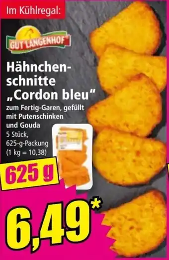 Norma Hähnchen- schnitte ,,Cordon bleu Angebot