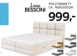 Möbelix Luca Bessoni Polsterbett mit Bettkasten Angebot