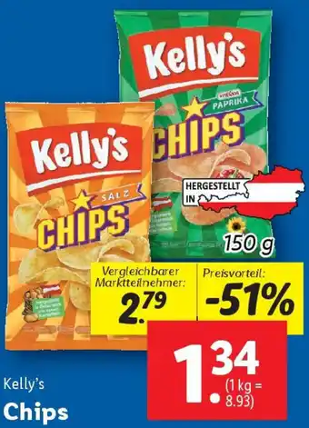 Lidl Kelly's Chips Angebot