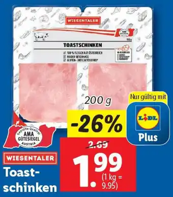 Lidl Toast- schinken Angebot