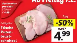 Lidl Frische Putenbrustschnitzel Angebot