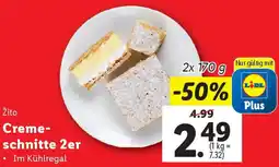 Lidl Creme- schnitte Angebot