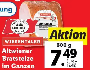 Lidl Altwiener Bratstelze im Ganzen Angebot