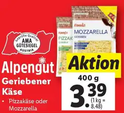 Lidl Geriebener Käse Angebot