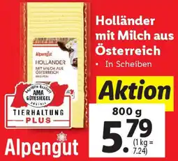 Lidl Holländer mit Milch aus Österreich Angebot