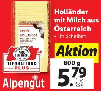 Lidl Holländer mit Milch aus Österreich Angebot