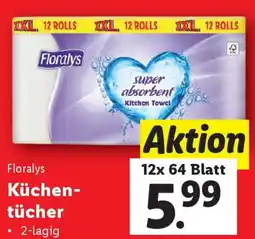 Lidl Floralys Küchentücher Angebot