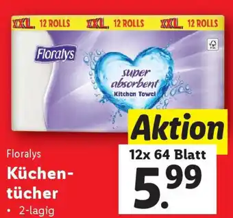 Lidl Floralys Küchentücher Angebot