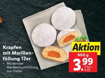 Lidl Krapfen mit Marillen- füllung Angebot