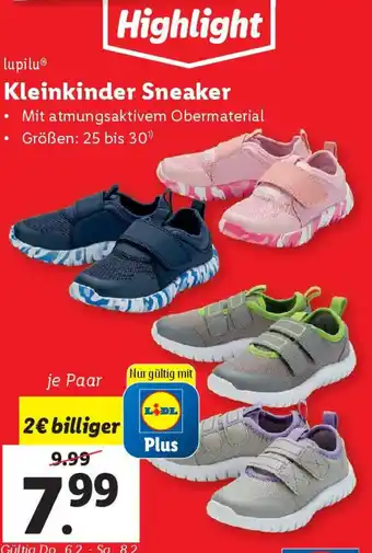 Lidl Kleinkinder Sneaker Angebot