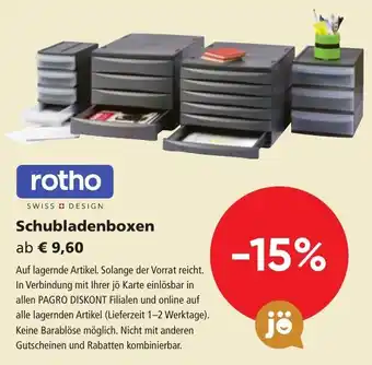 Pagro Diskont Schubladenboxen Angebot