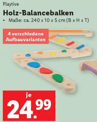 Lidl Holz-Balancebalken Angebot