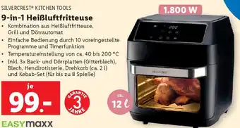 Lidl 9-in-1 Heißluftfritteuse Angebot