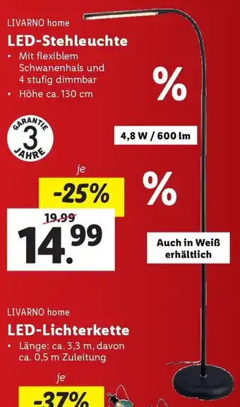 Lidl LED-Stehleuchte Angebot