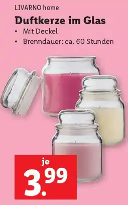 Lidl Duftkerze im Glas Angebot