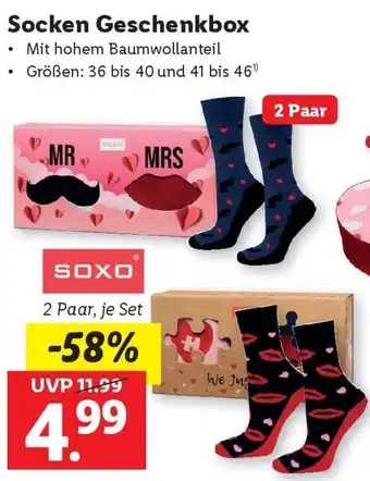 Lidl Socken Geschenkbox Angebot