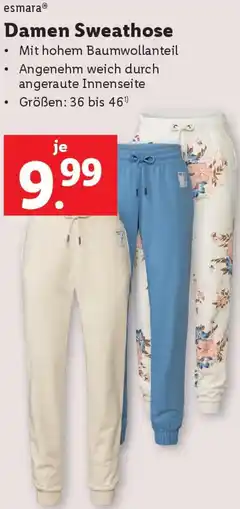 Lidl Damen Sweathose Angebot