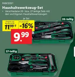 Lidl Haushaltswerkzeug-Set Angebot