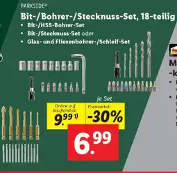 Lidl Bit-/Bohrer-/Stecknuss-Set Angebot