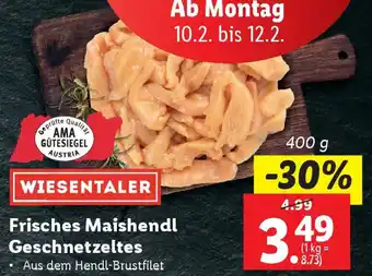 Lidl Frisches Maishendl Geschnetzeltes Angebot