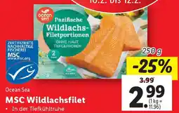 Lidl MSC Wildlachsfilet Angebot