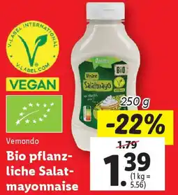 Lidl Bio pflanz- liche Salat- mayonnaise Angebot