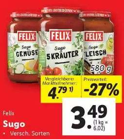 Lidl FELIX Sugo Angebot